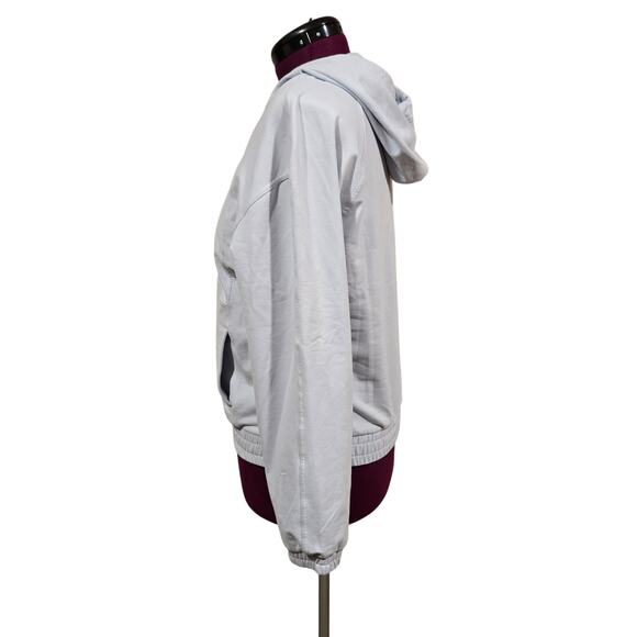 Women's Athleta Blue 1/4 Zip Athletic Hoodie | Size Medium - Picture 2 of 10